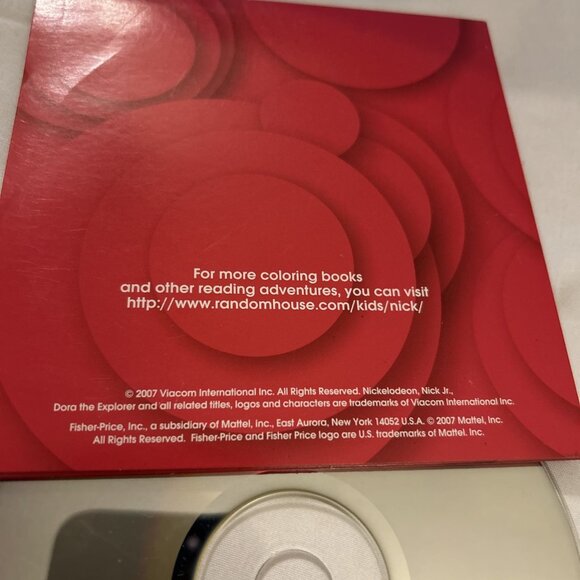 Dora the Explorer printable birthday activities CD 2007 Nickelodeon Nick Junior - Picture 8 of 8